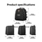 Waterproof Motorcycle Seat Bag, Tail Helmet Bag, Rear Rider Backpack, Multifunctional Luggage Storage.