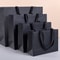 Black Kraft Paper Bags for Wedding, Christmas Party Candy, Food Cookies Packing, Fashion Gifts & Clothes Packaging
