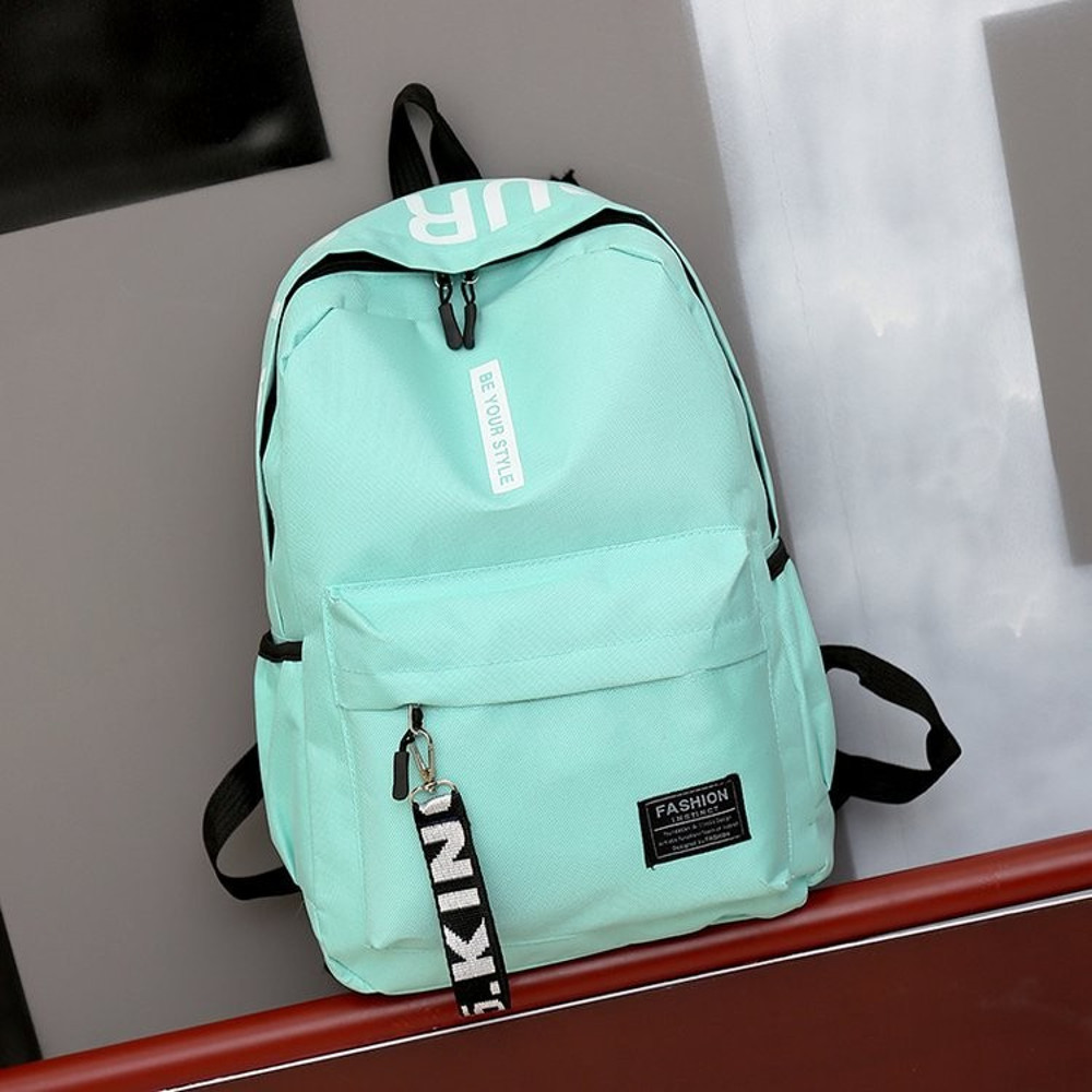 Korean Style Large Capacity Backpack Fashion Trend Bag For Men And Women High School And Junior Sch 9