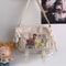 Kawaii Itabag for Dolls, Stylish Nylon Crossbody Tote, Large Shoulder Handbag for Teenage Girls, Trendy School Bag