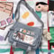 Kawaii Itabag for Dolls, Stylish Nylon Crossbody Tote, Large Shoulder Handbag for Teenage Girls, Trendy School Bag