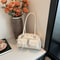 New Simple Leisure Pillow Bag, Korean Edition Fashionable Underarm Bow Bag, Trendy Versatile Shoulder Bag for Women