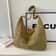 Soft Cloth Shoulder Bag for Women, Trendy Spring Casual Style, Big Solid Color Student Handbags Crossbody Bags