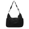 Soft Cloth Shoulder Bag for Women, Trendy Spring Casual Style, Big Solid Color Student Handbags Crossbody Bags