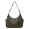 Soft Cloth Shoulder Bag for Women, Trendy Spring Casual Style, Big Solid Color Student Handbags Crossbody Bags