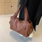 High Quality Contrasting Colors, Soft Interior, Women's Handbags, Fashion Zipper Compartment Shoulder Bags