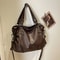 High Quality Contrasting Colors, Soft Interior, Women's Handbags, Fashion Zipper Compartment Shoulder Bags