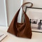 Large Capacity Women Tote Bag Vintage Suede New Fashion Trend Crossbody Bag Autumn Winter Shoulder 7