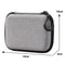 Mini Grey Digital Product Storage Bag Portable Headphone USB Data Cable Charger U Stick Storage Case Shockproof Protective Case