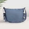 Trendy Mens Messenger Bag, Nylon Shoulder Bag, Student School Crossbody, Solid Color Handbag, Lightweight Travel Bag