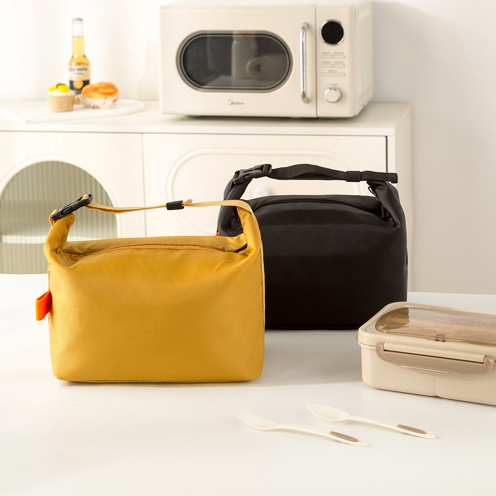 Portable Dinner Picnic Lunch Pack, Insulated Bag, Aluminium Foil Lunchbox Ice Bag, Food Storage Handbag for Office