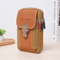 Outdoor Leather Mens Belt Backpack Fashionable And Multifunctional Soft Bag Travel Sports Phone Cas 0