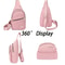 Foldable Portable Lightweight Quilted Chest Bag Trendy Versatile Tote Ideal Shoulder Bag For Outdoo 3