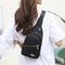 Foldable Portable Lightweight Quilted Chest Bag Trendy Versatile Tote Ideal Shoulder Bag For Outdoo 4