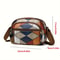 Stylish Contrast Color Matching, Geometric Mini Crossbody Bag, Small Multi Pocket Daily Commuter