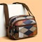 Stylish Contrast Color Matching, Geometric Mini Crossbody Bag, Small Multi Pocket Daily Commuter