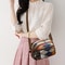 Stylish Contrast Color Matching, Geometric Mini Crossbody Bag, Small Multi Pocket Daily Commuter
