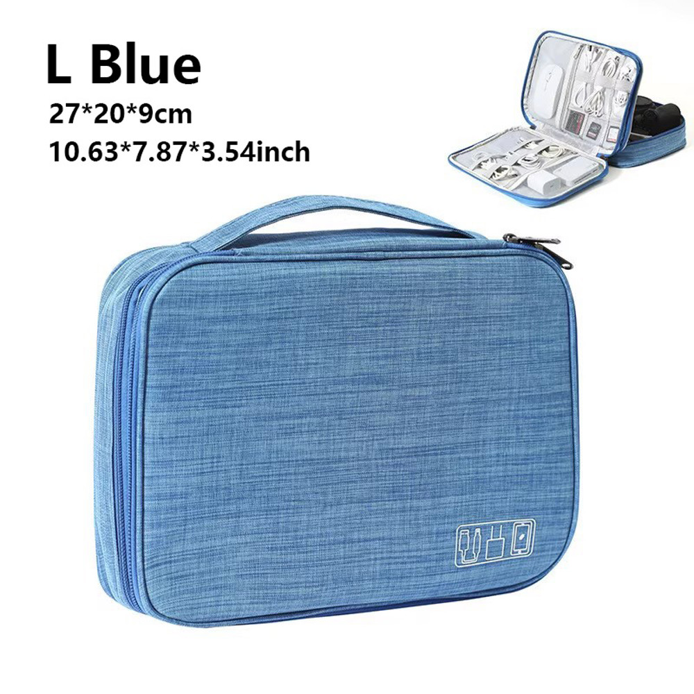 Cable Storage Bag Waterproof Digital Electronic Accessories Organizer Portable Travel Cable Organizer Case for cable Charger
