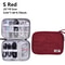 Cable Storage Bag Waterproof Digital Electronic Accessories Organizer Portable Travel Cable Organizer Case for cable Charger
