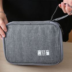 data cable organizer, digital storage bag, waterproof travel case for electronic devices, earphone line