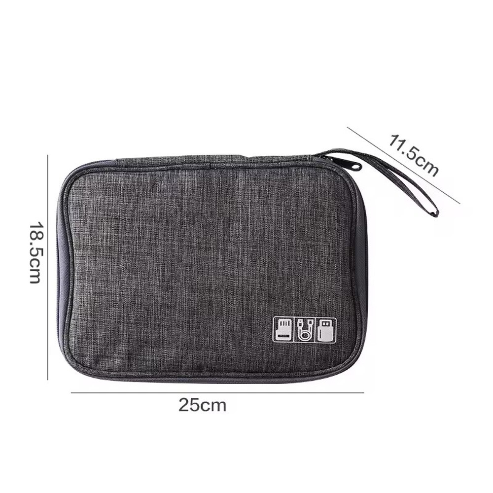 Data Cable Organizer Digital Storage Bag Waterproof Travel Case For Electronic Devices Earphone Lin 1