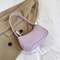 Soft Leather Women Shoulder Underarm Bags Casual Solid Color Small Top-Handle Handbags Ladies Fashion Shoulder Bags