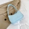 Soft Leather Women Shoulder Underarm Bags Casual Solid Color Small Top-Handle Handbags Ladies Fashion Shoulder Bags
