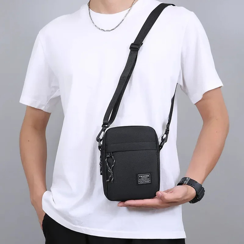Diagonal Backpack Chest Bags, Men's Small Bag, Mobile Phone Waist Pack, Light Boy Mini Casual Bag, Shoulder Bags Trendy