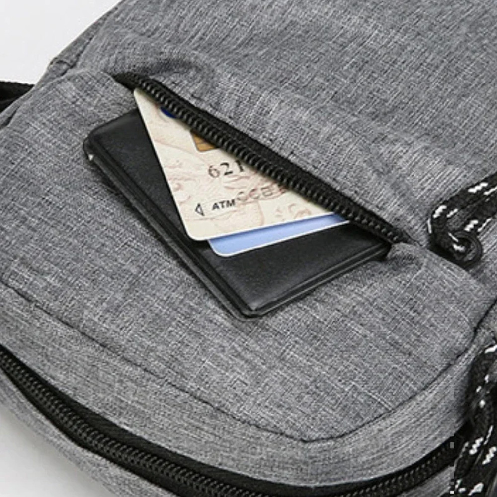 Diagonal Backpack Chest Bags, Men's Small Bag, Mobile Phone Waist Pack, Light Boy Mini Casual Bag, Shoulder Bags Trendy