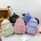 Upgrade your style with this Women Transparent Backpack, featuring Large Capacity Ita design perfect for school, college