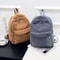 Fashion Women Corduroy, New Trend Backpack, School Backpack, College Women Solid Color, Travel Shoulder Bags, Teenagers