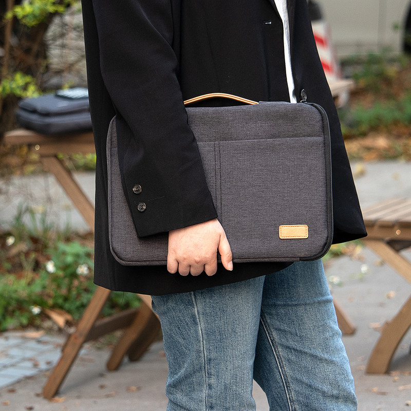 Laptop Sleeve Bag 14 156 Inch Notebook Pouch For Macbook HP Dell Acer Shockproof Computer Briefcase 5