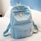 Unisex Corduroy Backpack, Women Schoolbag, Anti-theft Shoulder Bag, Classic Campus Knapsack for Teens