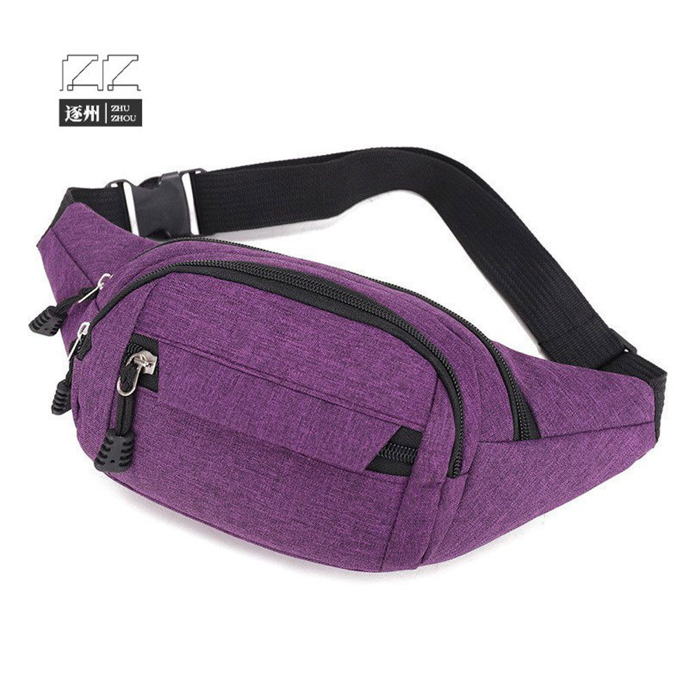 Multifunctional Durable Waist Bag Unisex Large Capacity Water Resistant Belt Pack Work And Travel B 2