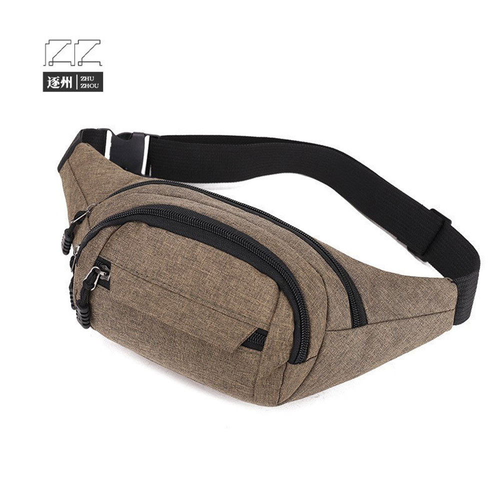 Multifunctional Durable Waist Bag Unisex Large Capacity Water Resistant Belt Pack Work And Travel B 6