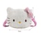 Plush Shoulder Purse Hello Kitty Bow Cute Crossbody Bag White Cat Bag Fashion Gift For Girls Women 5