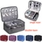 Portable Waterproof Digital Organizer, Travel Cable Storage Bag, USB Charger Plug, Electronic Cable Organizer