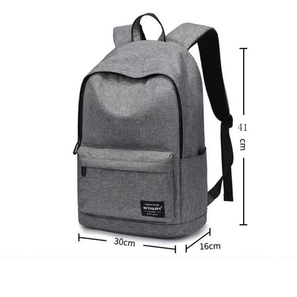 Versatile Large Capacity Backpack Trendy Mens Minimalist Bag Washable School Student Computer Trave 4