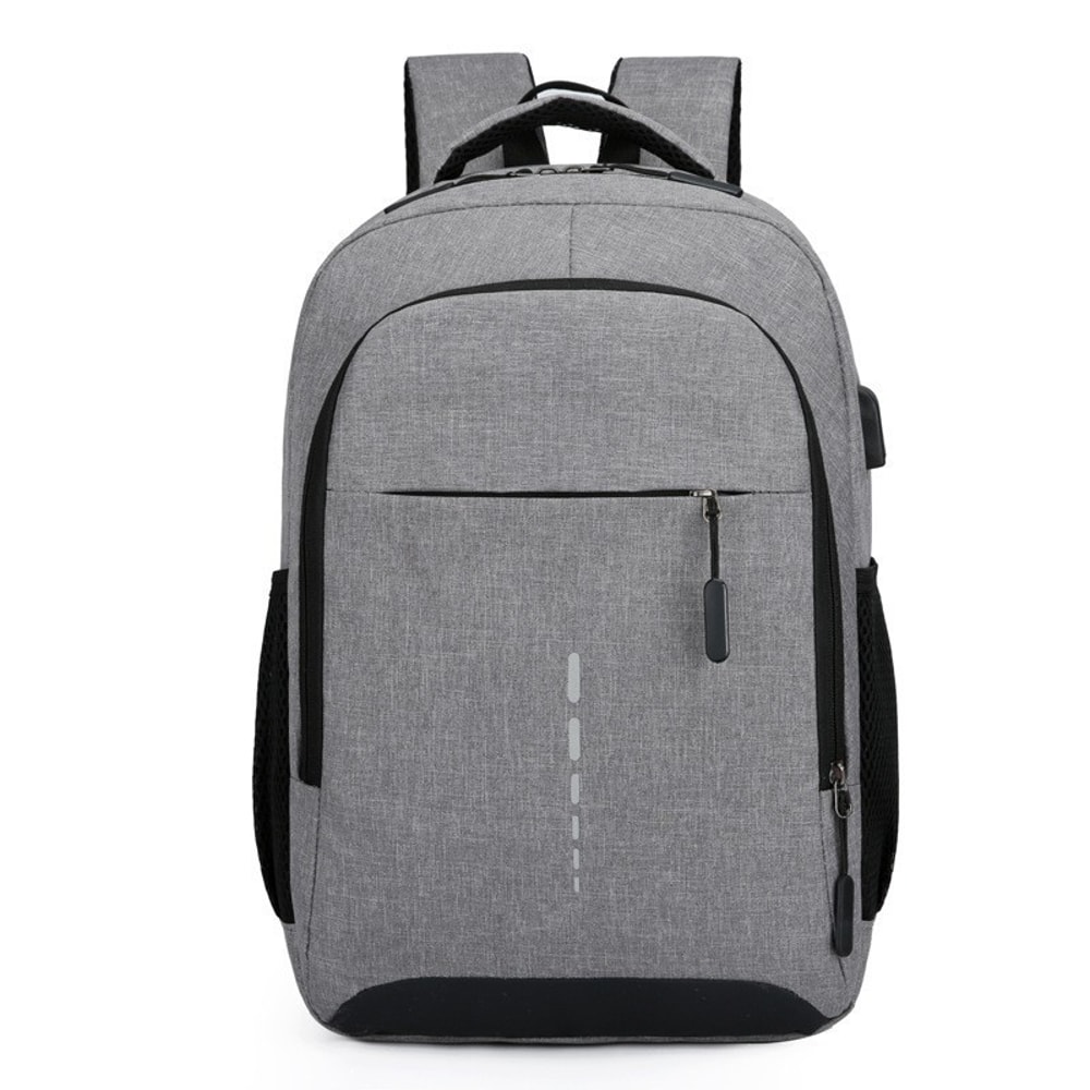Men Large Capacity Travel Laptop Backpack, Classic Waterproof School Bag, USB Charging Casual bolsas Backpack