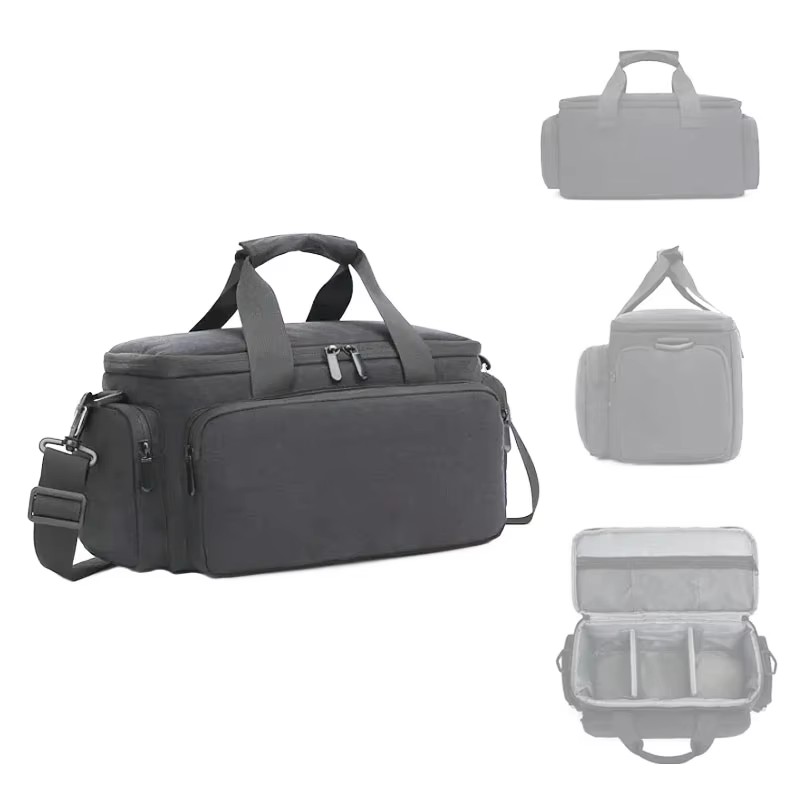 Travel Camera Bag, Shoulder Bag Water-resistant, Shockproof for Mirrorless, Camera Removable Dividers And Shoulder Strap
