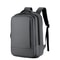 Business Casual Men's Backpack, Expandable Travel Backpack, With USB Charging, Waterproof Fabric, Suitable for Daily Use