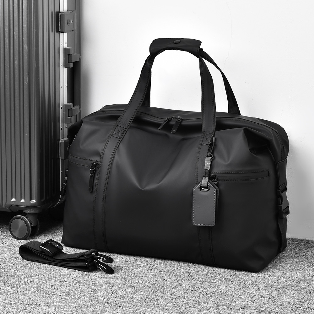 Duffel Bag For Gym Travel Sports Lovers Mens Gym Bag Black Adjustable Shoulder Strap Fitness Gear B 0