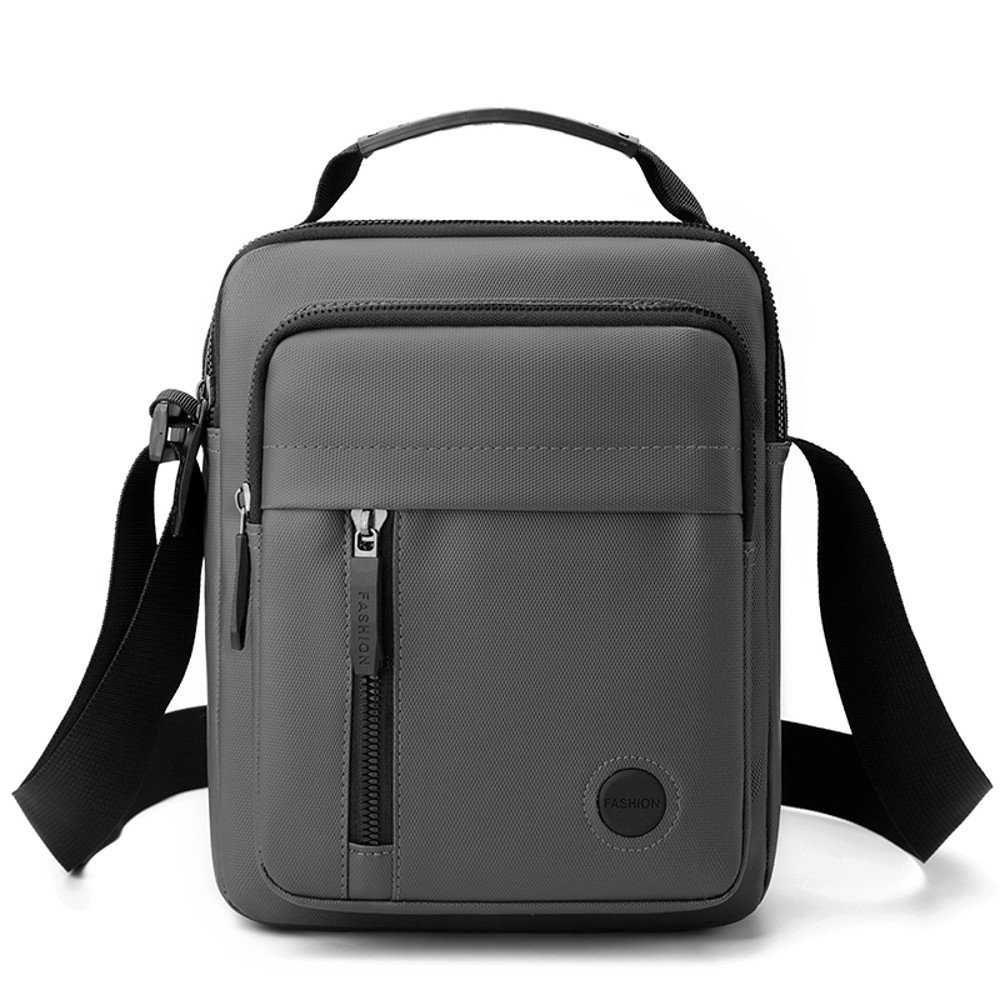Business Shoulder Bag, Men's Crossbody Bag, Compact Design for Travel, Multi-Compartment, Adjustable Strap, Everyday Use