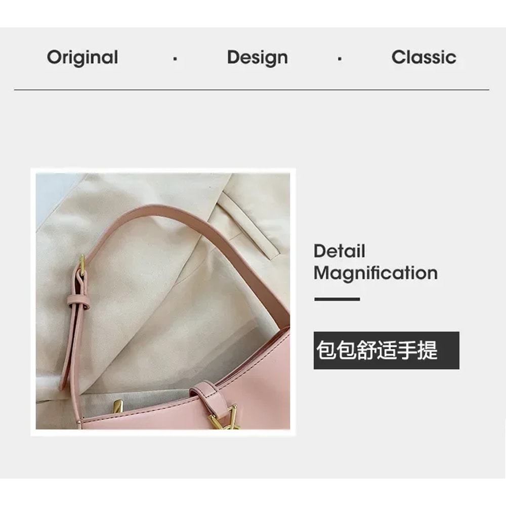 Minimalist Women's Bag, High Design Fashionable Women Bag, Underarm Bag Trendy and Versatile, Large Capacity Quality Bag