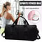 Sports Gym Duffel Bag For Men And Women Travel Workout Fitness Bag With Shoes Compartment Wet Pocke 2