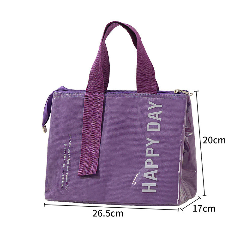 Large Capacity Picnic Bag Portable Insulation Pack HeavyDuty Aluminum Foil Lunch Food Storage 6