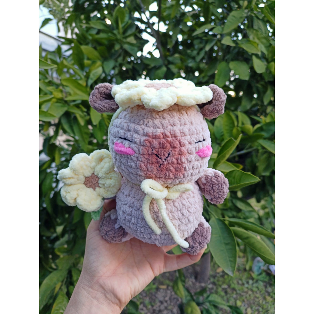 Sunflower Capybara Crochet Pattern Amigurumi Plush PDF Digital DIY Toy Pattern For Cute Gift 2
