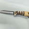 Anglo Saxon Seax Knife With A Birch Antler And Birch Bark Handle 3