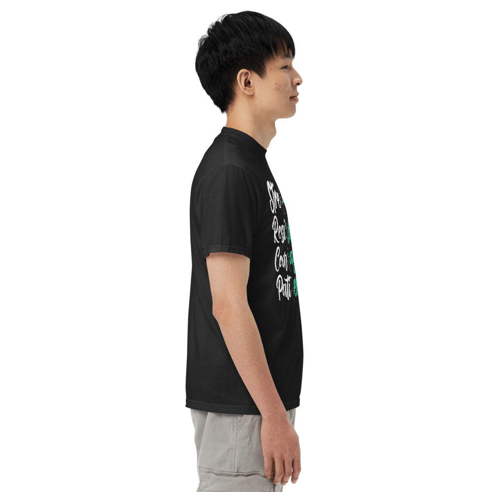 Strength Resilience Courage Patience Mens Mental Health Matters Garmentdyed Heavyweight Tshirt 3