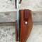7Inch Custom D2 Steel Knife Rosewood Handle With Leather Sheath 2